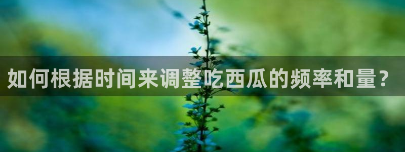 吃瓜是什么意思：如何根据时间来调整吃西瓜的频率和量？