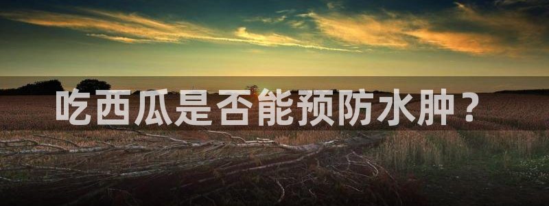 51吃瓜今日吃瓜入口：吃西瓜是否能预防水肿？